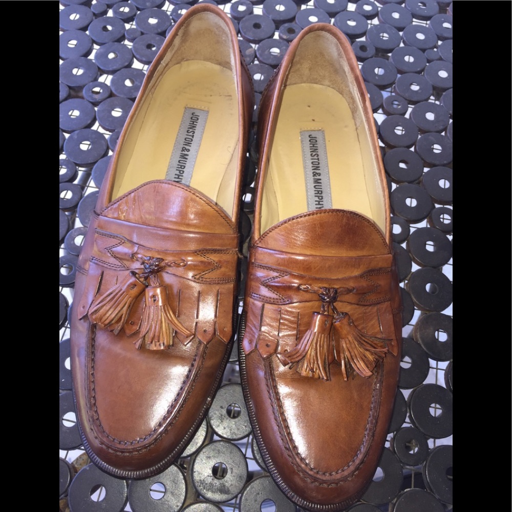 Johnson & Murphy tassel loafers